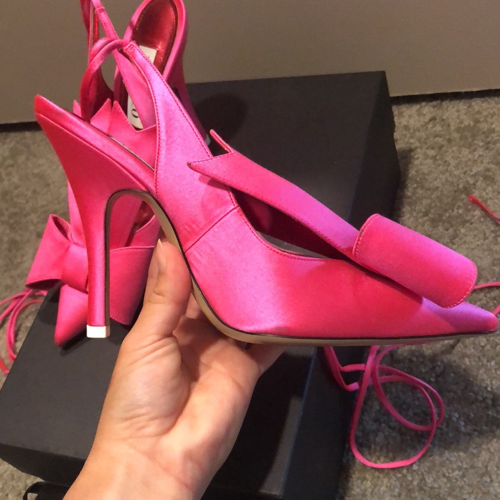 Attico pink wrap sling back heels size 36 - Picture 5 of 9